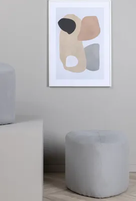 Produktbild von Venture Home Sitzpuff Peg Grau