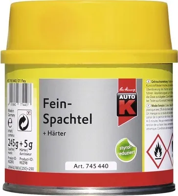 Produktbild von Auto-K Feinspachtel + Härter 250g
