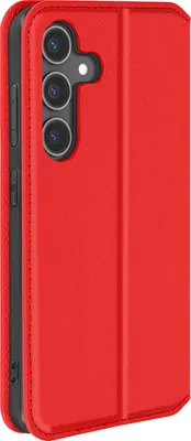 Image de Avizar, Galaxy S24 Plus / S25 Plus Etui Folio avec porte-carte, rouge