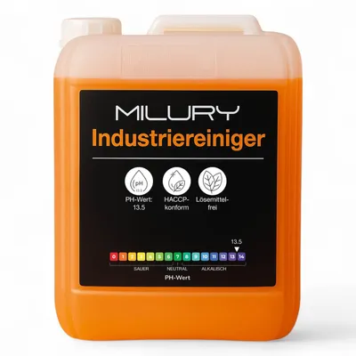 Produktbild von MILURY Industriereiniger 5 Liter Werkstattreiniger mit HACCP und lösemittelfrei Reinigungsmittel gegen Fett, Öl & hartnäckigen Schmutz