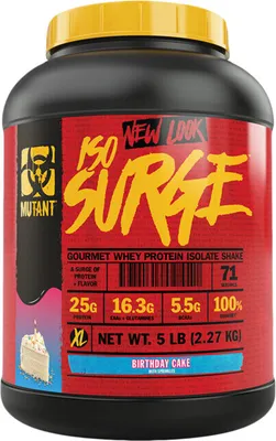 Obrázok produktu pre Mutant Iso Surge 2270 g vanilka / Srvátkové whey proteíny / Lahodný srvátkový proteín obsahujúci kvalitný izolát a hydrolyzát