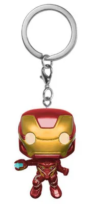 Produktbild von Iron Man Bobble-Head Schlüsselanhänger (4cm) Marvel Avengers Infinity War Keychain