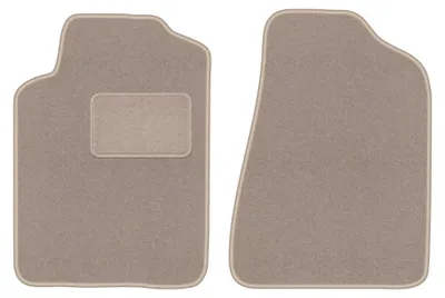 Productafbeelding van Velours voormatten voor Dodge Stratus 1995-2001 (sedan) – 2-delig, beige, op maat – Wielganizator LUX