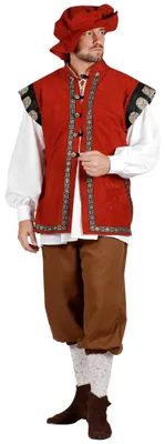 Image de Costume de patricien médiéval Taille : M