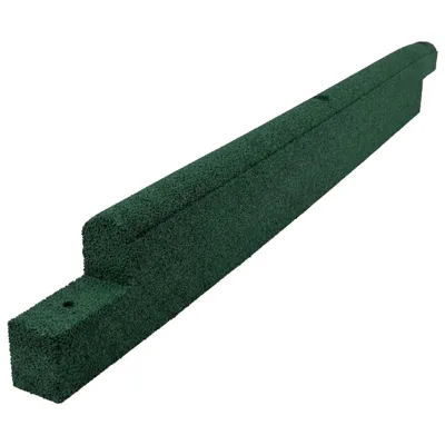 Obrázek produktu pro Floordirekt – gumová ohraničující lišta na trávník, pružná, ohraničení záhonů, zahradní cestičky, terasa, odolná proti povětrnostním vlivům, z recyklovaného materiálu, červená nebo zelená, rozšiřitelná, zelená