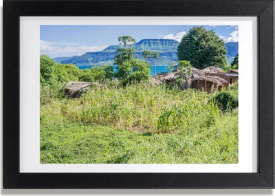 Produktbild von Bild 30x20 MDF-Rahmen, Wandkunst Malawisee