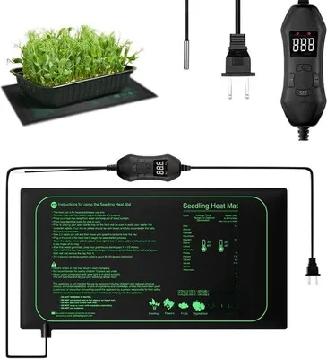 Produktbild von Famanu Heizmatte für Pflanzen mit Thermostat - 25 x 52,5 cm