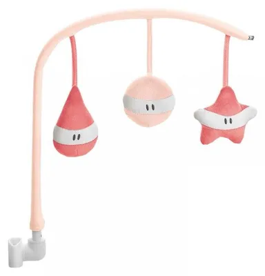 Zdjęcie produktu dla Beaba Łuk z zabawkami '"Bouncer Up&Down" pink
