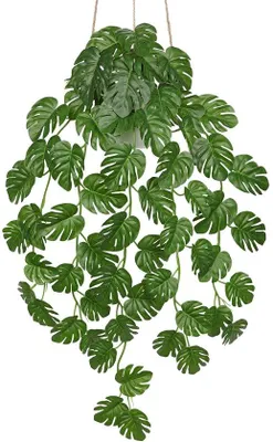 Produktbild von Kunstmatige Monstera in einem 72CM Topfpflanze, dekorative hangende Pflanze für Wohnzimmer, Schlafzimmer oder Küche
