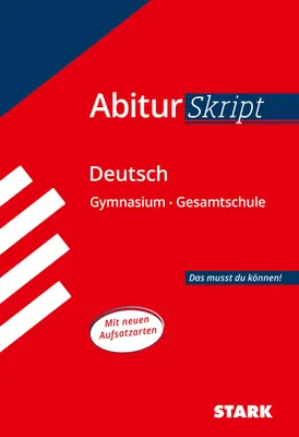 Produktbild von STARK Deutsch - AbiturSkript (Skripte / Abi - Auf einen Blick!)