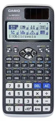 Produktbild von Casio Taschenrechner Scientific Fx 991Cex Classwiz Schwarz  12-Stelliges Display