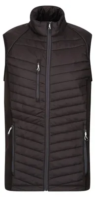 Produktbild von Regatta - "Navigate Hybrid" Weste für Herren FK2549 (S) (Schwarz/Mittelgrau)