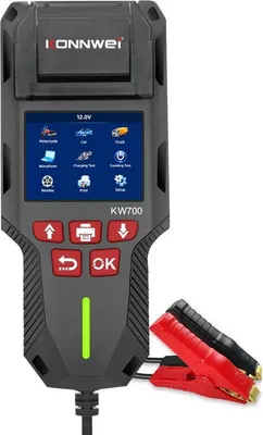 Obrázek produktu pro KONNWEI KW700 Professional, tester autobaterií 12 a 24 V s inetgrovanou tiskárnou