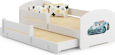 Obrázek produktu pro Manželská postel Luk 160x80 - Police