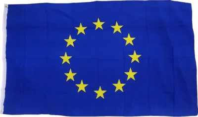 Obrázok produktu pre XXL Vlajka Európy 250 x 150 cm vlajka s 3 očkami 100g/m² hmotnosť tkaniny zdvihák vlajka zdvihák