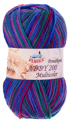 Produktbild von 100g Strickgarn Abby 200 multicolor Sockengarn Socken-Wolle Strumpfgarn