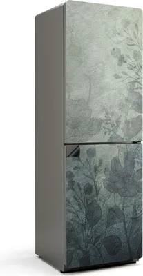 Zdjęcie produktu dla Delikatny kwiatowy wzór - Magnetyczna osłona lodówki - Folia dekoracyjna magnetyczna do kuchni - Magnes na lodówkę deco - Samoprzylepna tablica magnetyczna - Folia magnetyczna na drzwi lodówki - 60x180 cm