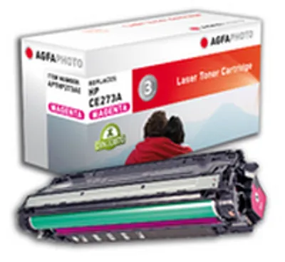 Produktbild von AgfaPhoto Kompatible Tonerkartusche, Magenta, Ersatz für HP CE273A, 650A, 15000 Seiten, 15000 Seiten, Magenta, 1 Stück(e)