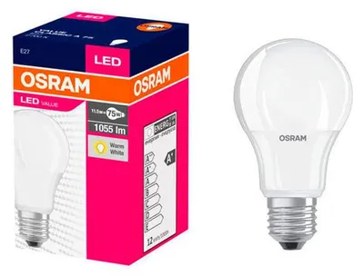 Produktbild von Osram LED Lampe Value Classic A FR 10W warmweiss E27 4052899971028 wie 75W