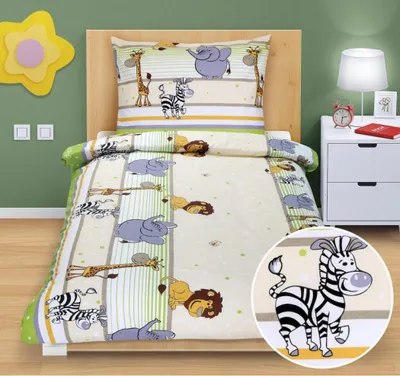 Immagine prodotto di Biancheria da letto in cotone junior - Verde - 140x200, 70x90