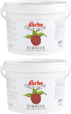 Produktbild von Food-United HIMBEER FRUCHTAUFSTRICH 2x 2kg Vorrats-Eimer von DARBO