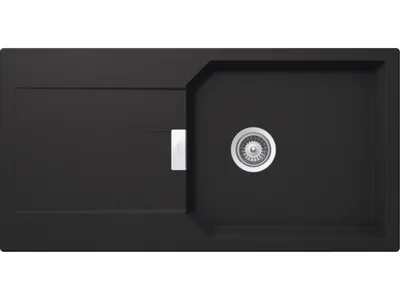 Produktbild von Schock Einbauspüle Manhattan D-100L A Onyx - Auflagespüle