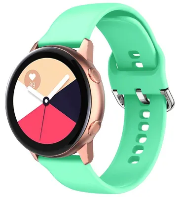 Productafbeelding van Silikon Armband 20mm voor Samsung Galaxy Watch en Garmin Smartwatches