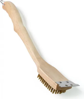 Produktbild von Napoleon Zubehör Grillbürste Holz mit Messing-Borsten 45 cm 62028