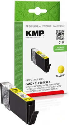 Immagine prodotto di KMP Patrone Canon CLI-581XXL yellow 824 S. C114 kompatibel