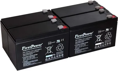 Image de Batterie gel-plomb FirstPower remplace FIAMM FG20722 7Ah 12V