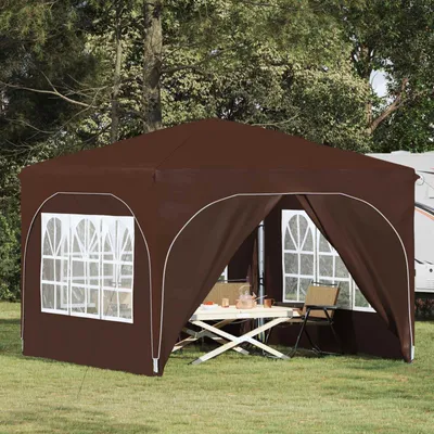 Produktbild von Möbel Pop-up Partyzelt 290 x 290 x 245 cm BraunPavillons & Partyzelte - Pavillons & Partyzelte c6655