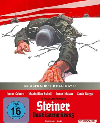 Produktbild von Steiner - Das Eiserne Kreuz - Limited Steelbook Edition (4K Ultra HD + 2 Blu-rays)