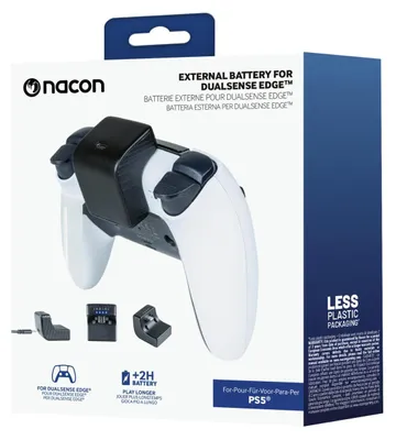 Produktbild von NACON PS5BATPACK, PlayStation 5, Spiele-Controllerbatterie, Schwarz, 1 m, 1000 mAh, 2 h