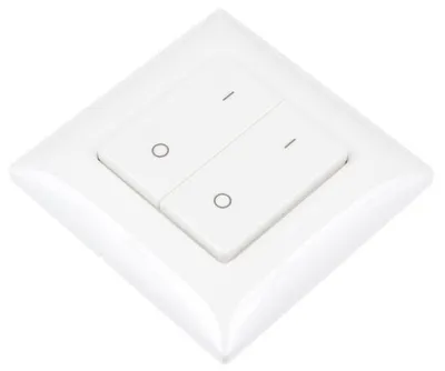 Obrázek produktu pro T-LED DimLED bezdrátový ovladač nástěnný 2-kanálový 069102