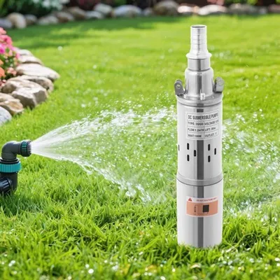 Image de Pompe submersible résistante à la corrosion, de 180W, avec une hauteur de refoulement de 30 mètres, pour une utilisation en jardin et en agriculture