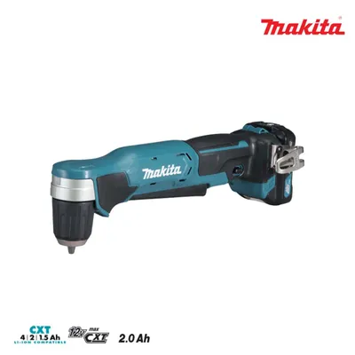 Produktbild von Winkelbohrmaschine 12 V CXT Li-Ion 2 Ah Ø 10 mm Schnellspannbohrfutter MAKITA - 2 Akkus, Ladegerät, Koffer - DA333DWAE