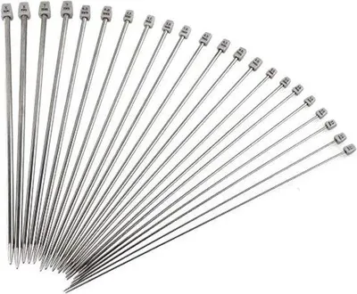 Productafbeelding van Breinaalden, 36 cm - RVS-set met 11 paar naalden
