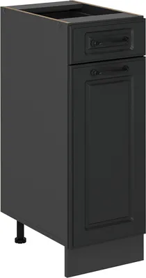 Produktbild von Küchenunterschrank Vicco R-Line Anthrazit Landhaus 30 cm ohne Arbeitsplatte, Model 53452