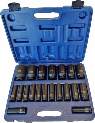 Obrázek produktu pro Sada 1/2" nástrčných hlavic 20Cz. / stříbrná