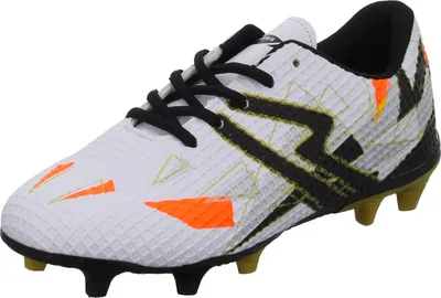 Produktbild von Sneakers Herren-Fußballschuh Weiß-Schwarz-Orange, Farbe:weiß, EU Größe:43