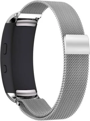 Produktbild von BStrap Milanese Armband für Samsung Gear Fit 2, silver