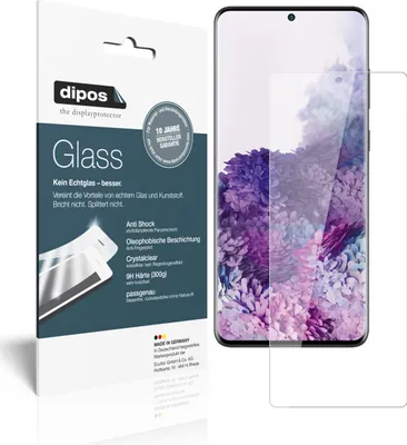 Produktbild von 2x ochranná fólie pro Samsung Galaxy S20 Plus - anti-shock 9H fólie dipos Glass plastové sklo