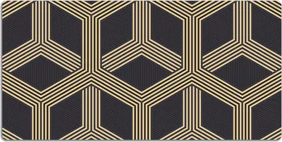 Produktbild von Schreibtischmatte Tischunterlage 90x45 cm Mauspad - Geometrisches Muster