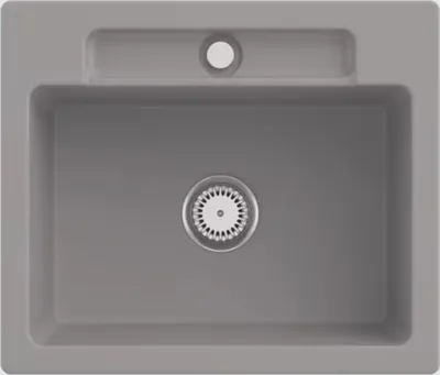 Produktbild von Villeroy & Boch Keramikspüle 334601KD, Siluet 60 S Einbauspüle - inkl.