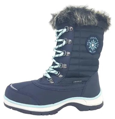 Image de Lico Lillesand : Bottes d'hiver pour filles, couleur bleue, chaussures de loisirs