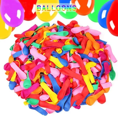 Image de Ballons d'eau, 1000 pièces, couleurs variées, jeu pour l'extérieur, idéal pour les fêtes