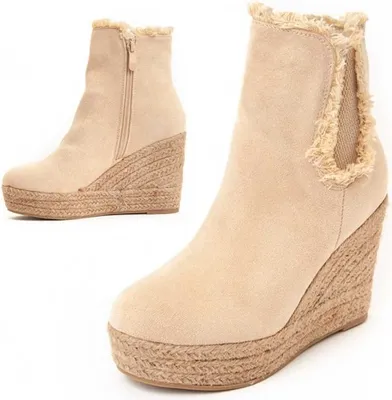 Produktbild von Montevita Keilstiefelette Botilan43 Beige