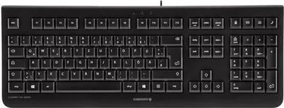 Obrázok produktu pre CHERRY DC 2000, Kábel, USB, Mechanický spínač kláves, QWERTY, Čierna, Obsahuje myš