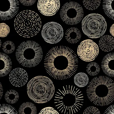 Obrázok produktu pre Samolepiaca geometrická tapeta, čierno-zlatá, vodoodolná, 44,5 x 300 cm