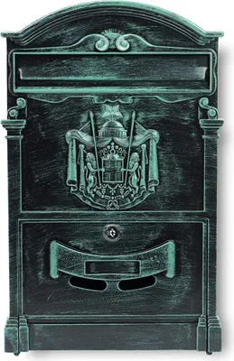 Produktbild von Verda Briefkasten Vintage Postkasten Retro Antik Wandbriefkasten Mailboxen Aluguss SN3663-4